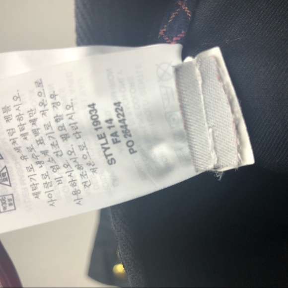 J. Crew Black The Downtown Military Jacket XS - Picture 6 of 7